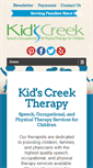 Mobile Screenshot of kidscreektherapy.com